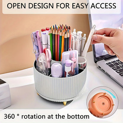 360° Rotating Desktop Pen Organiser
