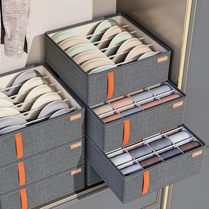 Drawer Underwear Organizer Storage Box with Compartments