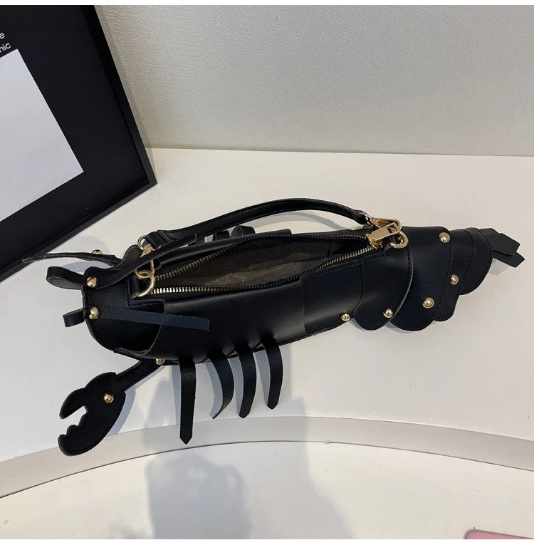 Shaped PU Leather Crossbody Bag