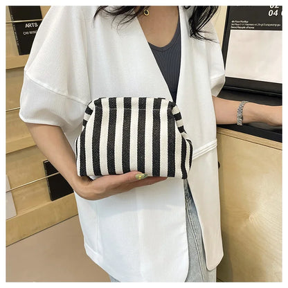 Summer Woven Crochet Beach Clutch Handbag
