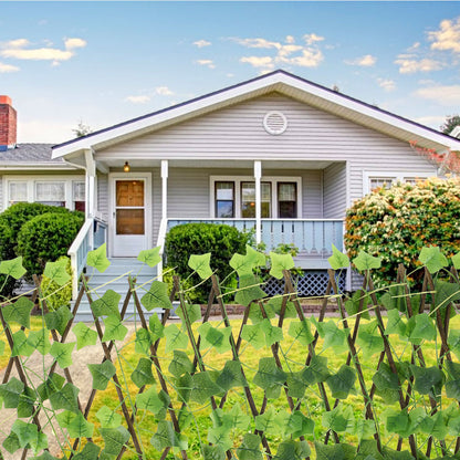 Expandable Artificial Ivy Privacy Fence