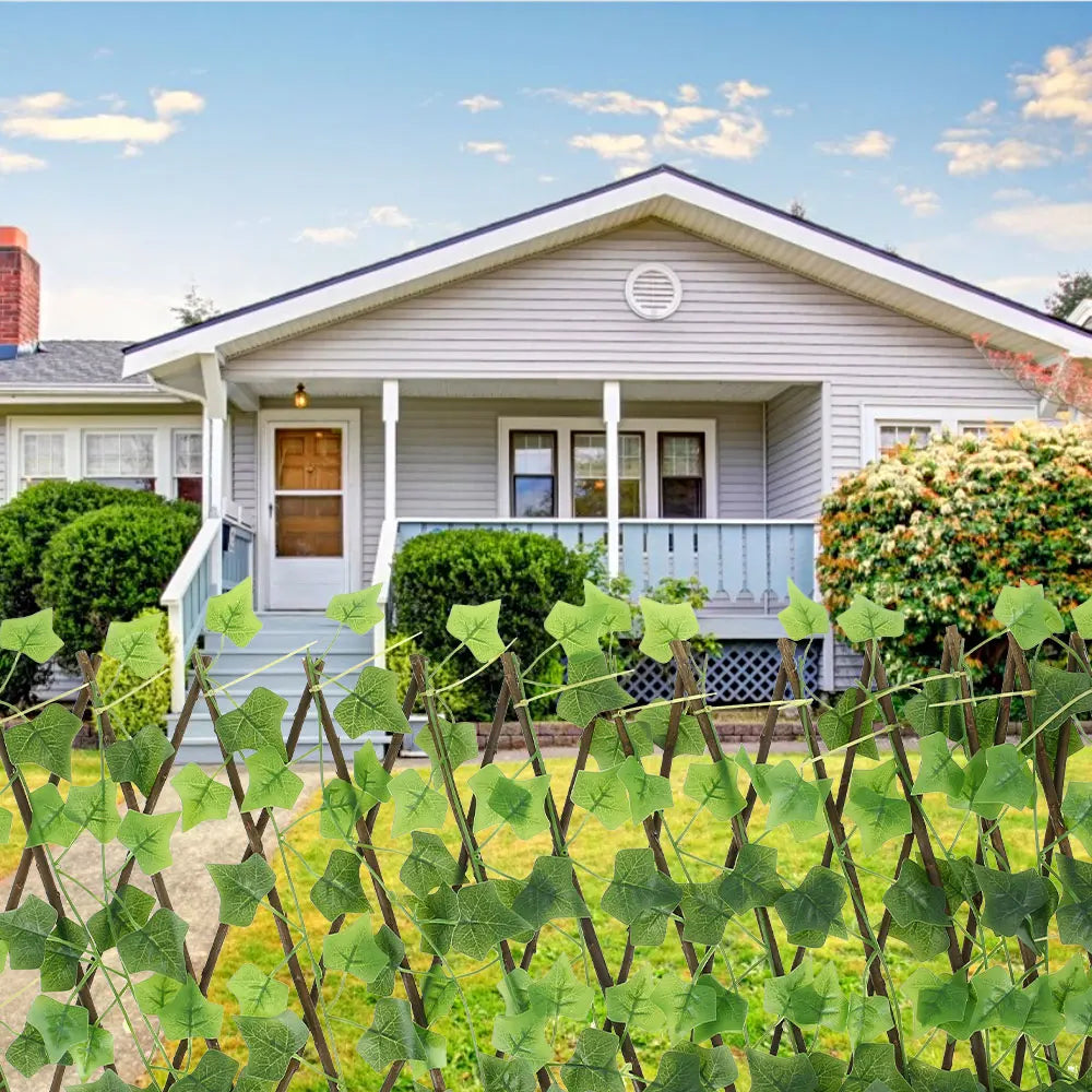 Expandable Artificial Ivy Privacy Fence