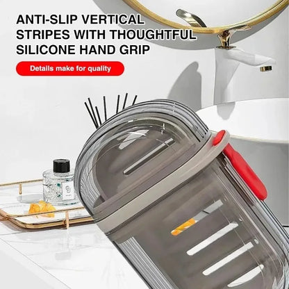 Portable Drainable Travel Soap Case with Sealed Lid