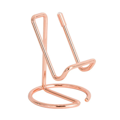 Gold Metal Card Holder & Desktop Organizer