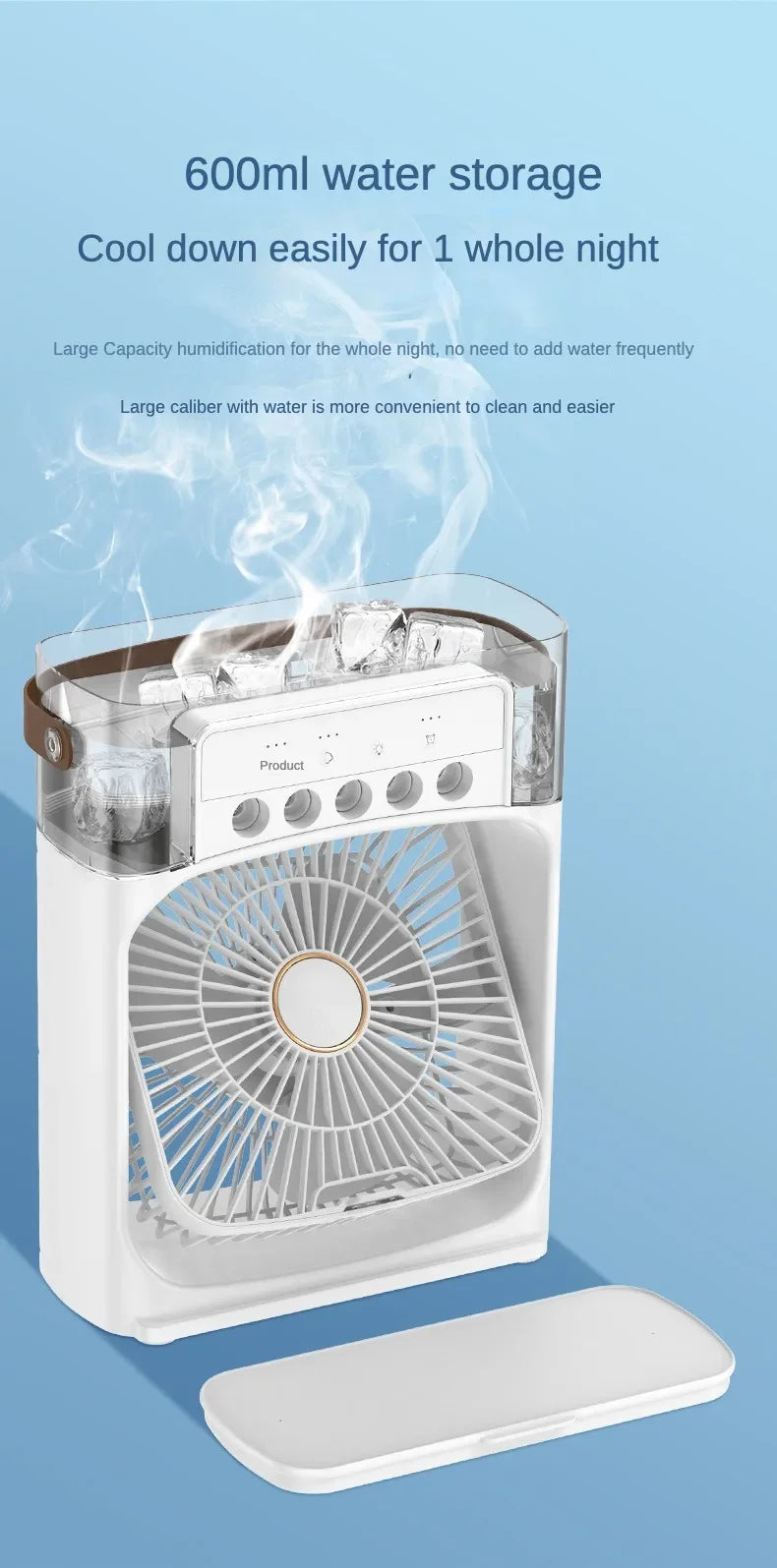Portable Humidifier Cooling Fan