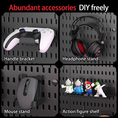 Adjustable Desktop Pegboard Organizer