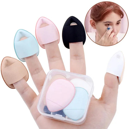Mini Finger Makeup Puff Sponge Set