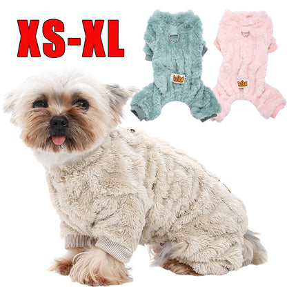 Soft Fleece Dog Jumpsuit