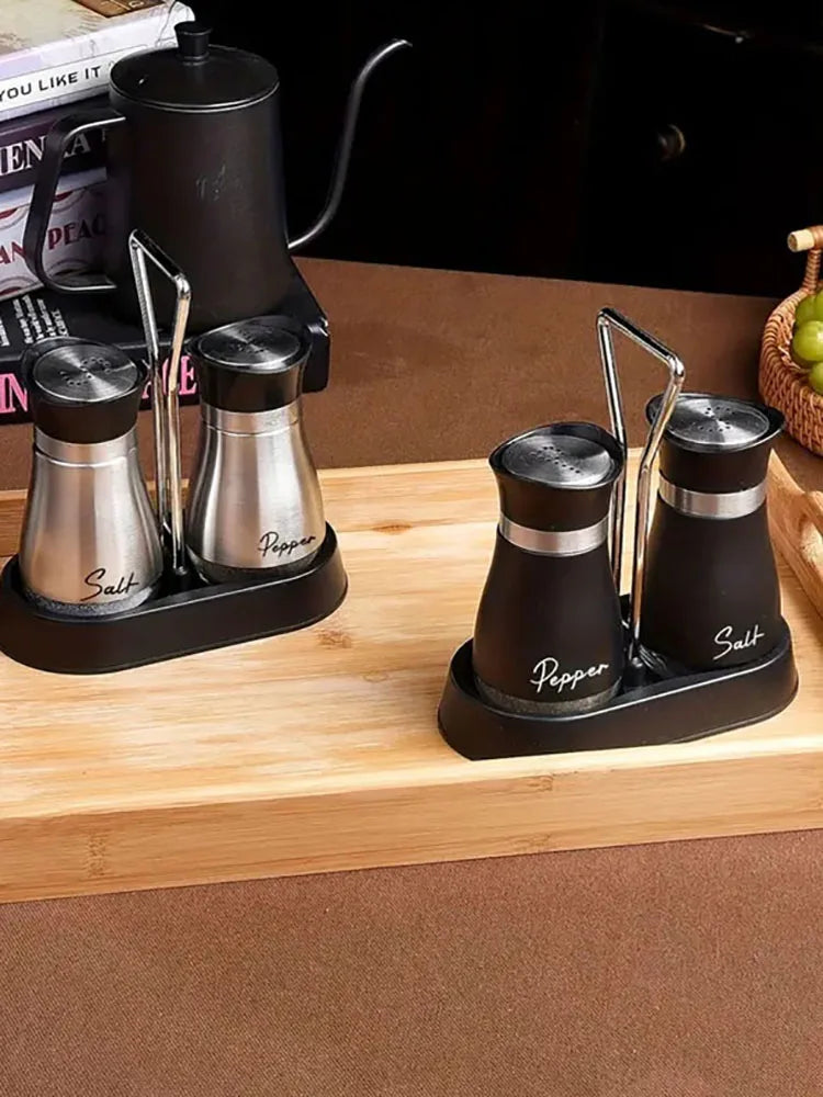 Glass Salt & Pepper Shaker Set