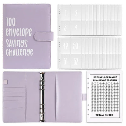 100 Envelope Savings Challenge Binder