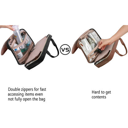 Makeup Cosmetic Bag with Hanging Hook Water-resistant