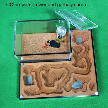 Large Acrylic Ant Farm with Gypsum Nest & Observation Arena