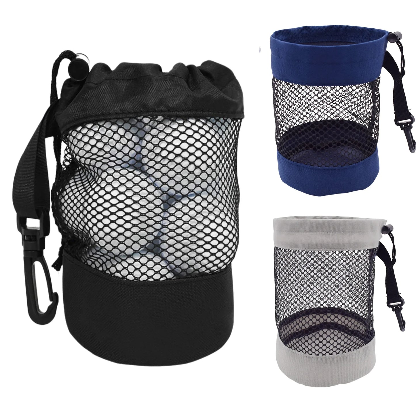 Golf Ball Storage Bag with Drawstring Closure