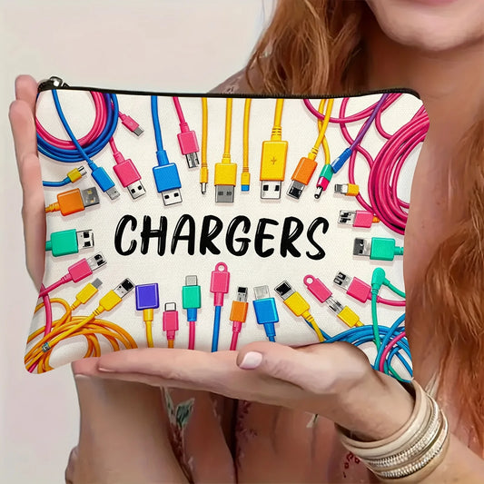 Colorful Cable USB Storage Organizer Bag