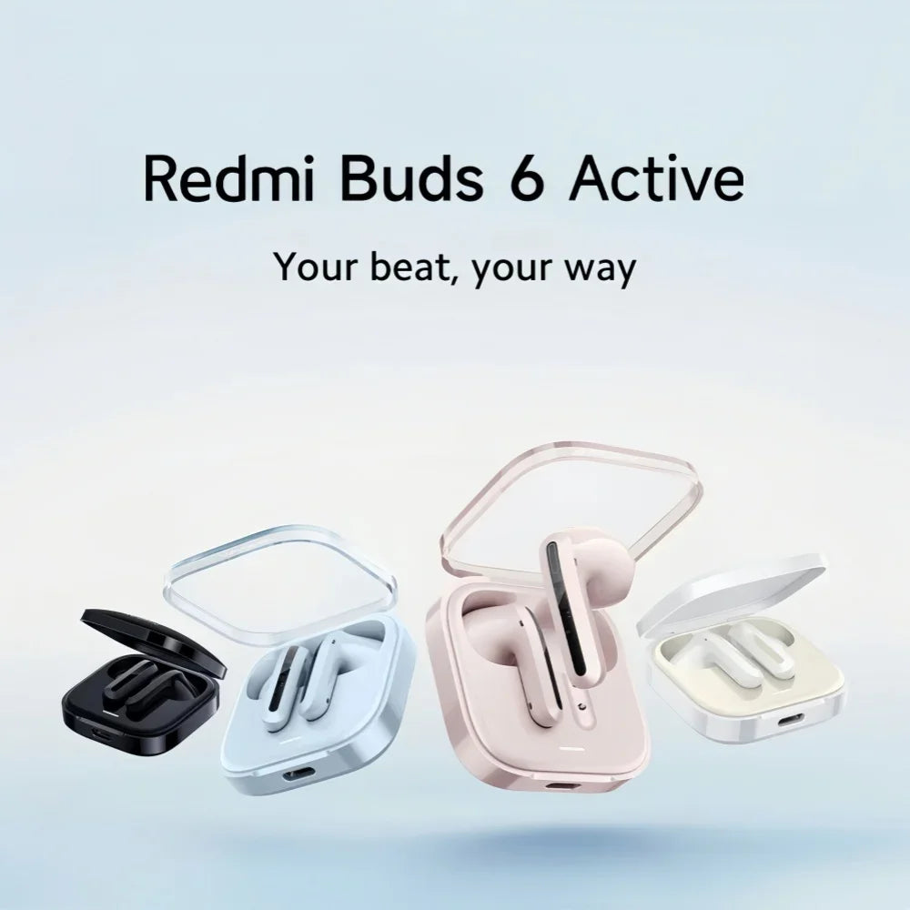 Xiaomi Redmi Buds 6 Active Wireless Bluetooth Earbuds