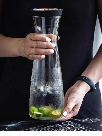 Glass Carafe with Fruit Infuser Lid