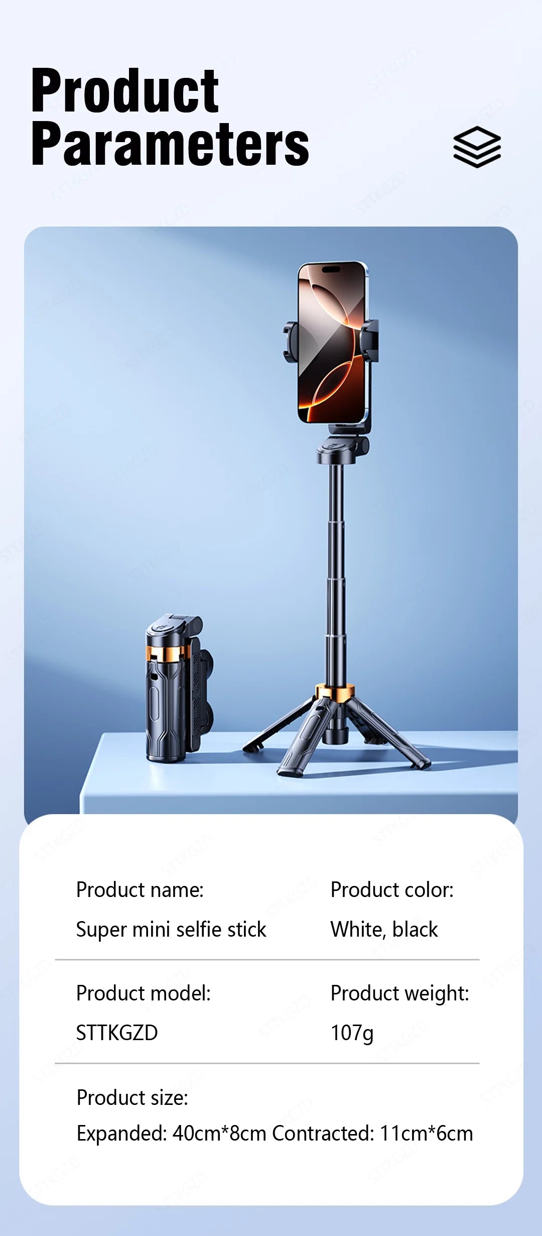 Mini Bluetooth Selfie Stick Tripod