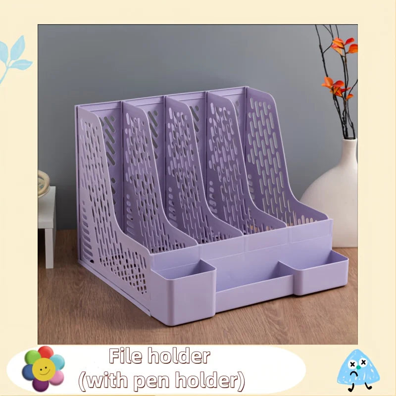 Multi-Layer A4 Desktop File Organizer
