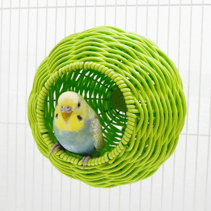 Handwoven Style Hanging Bird Nest House