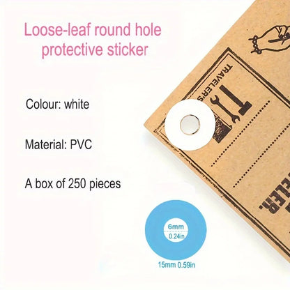 Binder Hole Reinforcement Stickers