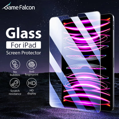 Tempered Glass Screen Protector for iPad Pro, Air, Mini & iPad Models