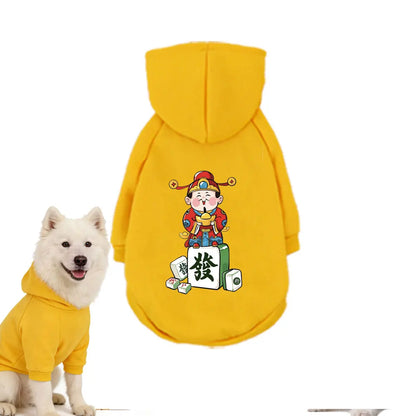 Pet Hooded Sweatshirt for Dogs & Cats