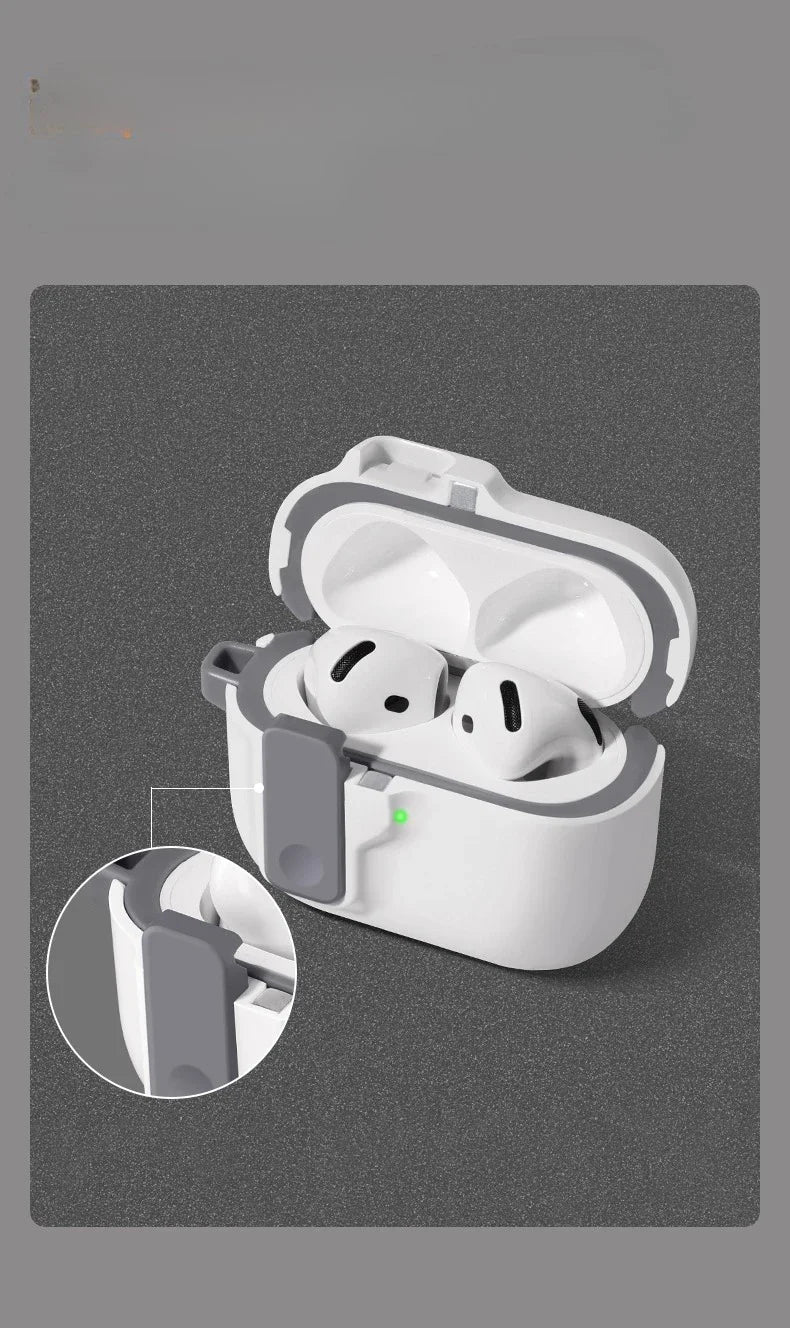 AirPods Protective Case with Carabiner Hook