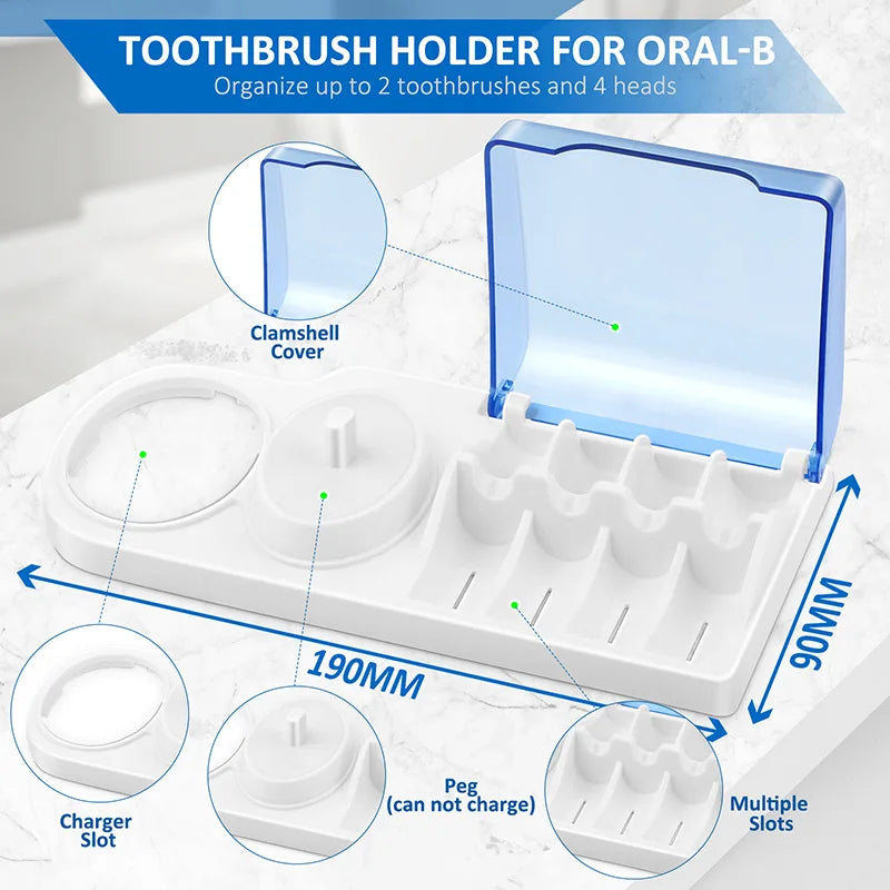 Electric Toothbrush Holder & Charging Stand