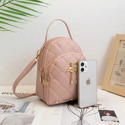 Women’s Compact Mini Backpack with Adjustable Shoulder Straps
