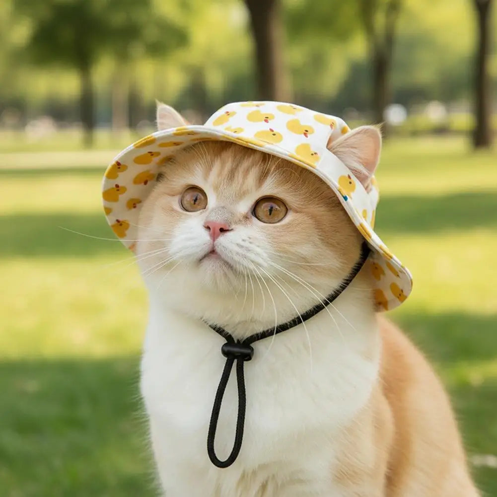 Adjustable Summer Sun Hat for Dogs