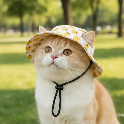 Adjustable Summer Sun Hat for Dogs