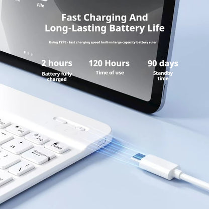 Bluetooth Wireless Keyboard & Mouse Set for Tablets and Mobile Devices