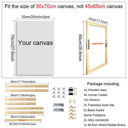 Wooden Canvas Frame for Paintings & Photos