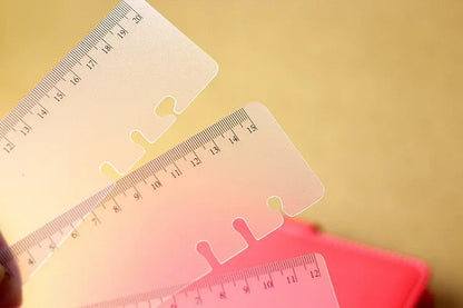 Frosted Planner Bookmark Ruler for A5, A6 & A7 Ring Binders