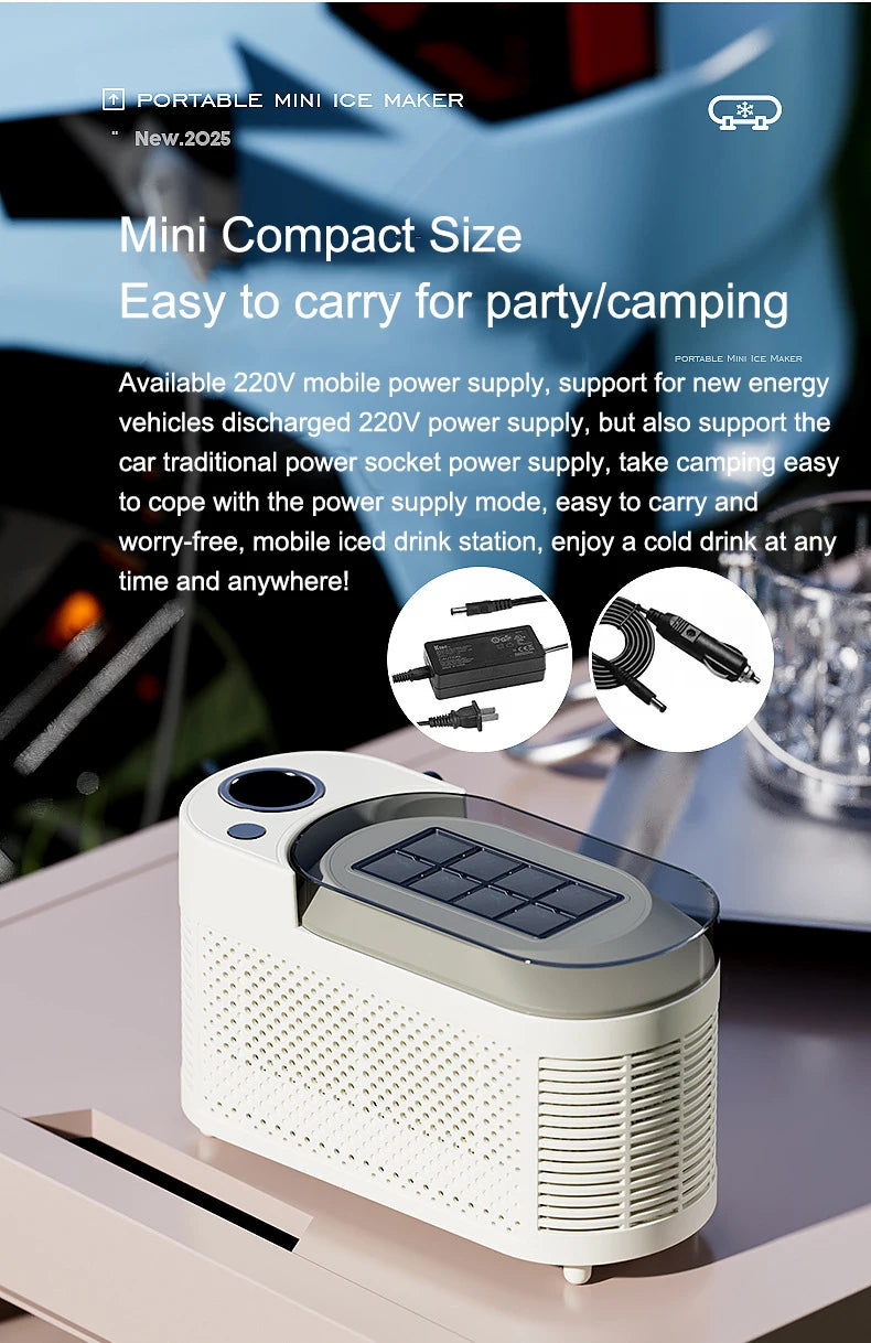 Portable Mini Ice Maker