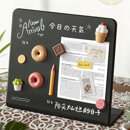 Vertical Magnetic Desktop Message Board