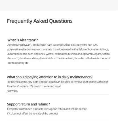 Alcantara Dashboard Trim Cover