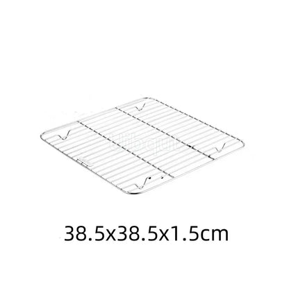 Golden Stainless Steel Food Serving Tray