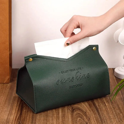PU Leather Nordic Tissue Box Cover