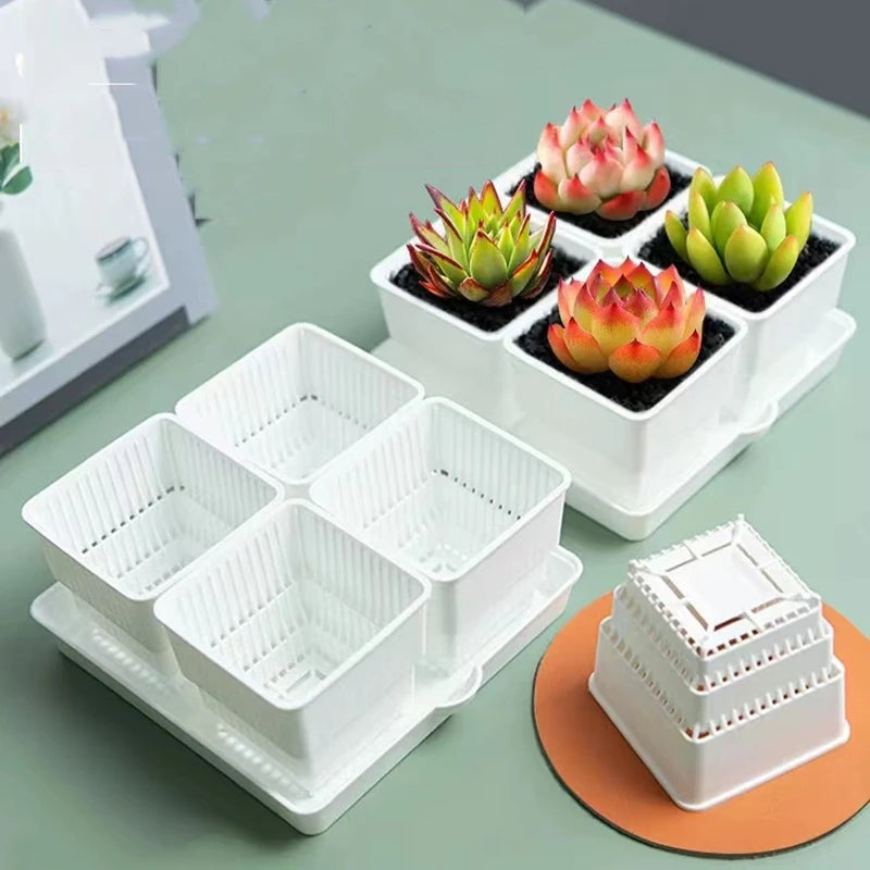 Breathable Mesh Nursery Pots for Succulents & Seedlings