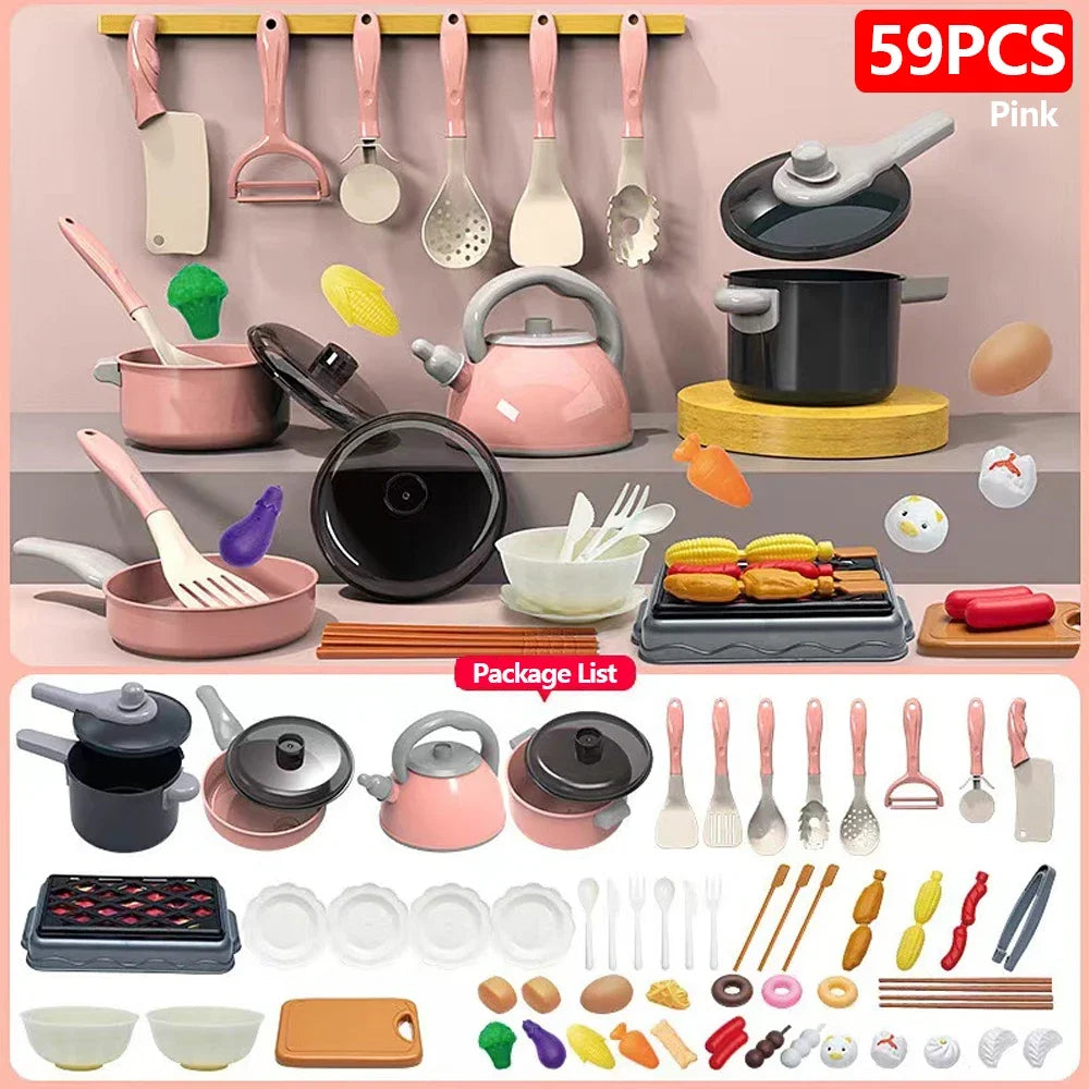 Kids Pretend Kitchen Set