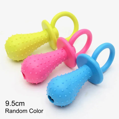 Rubber Dog Teeth Cleaning Chew Toy