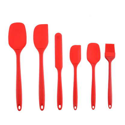 Silicone Spatula, Scraper & Basting Brush Baking Set