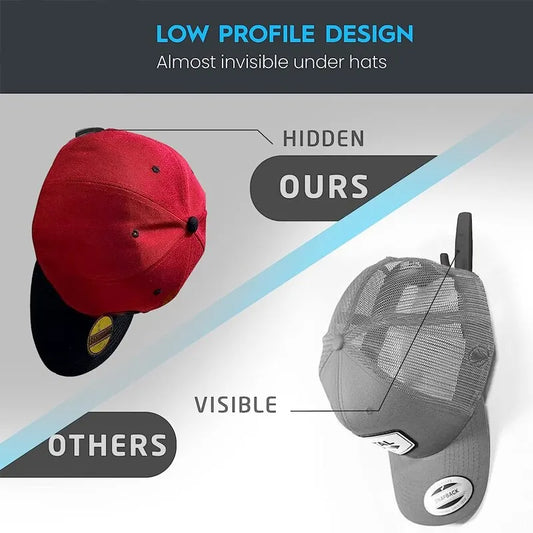 Minimalist Self-Adhesive Hat Hooks