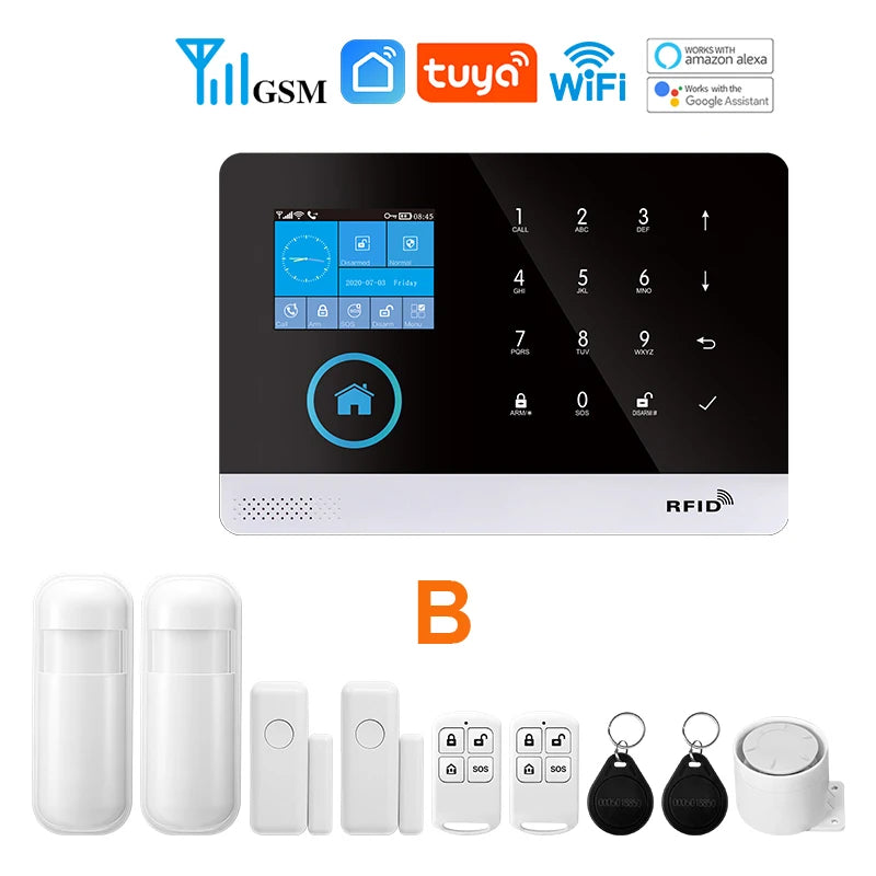 WiFi & GSM Security Alarm Kit