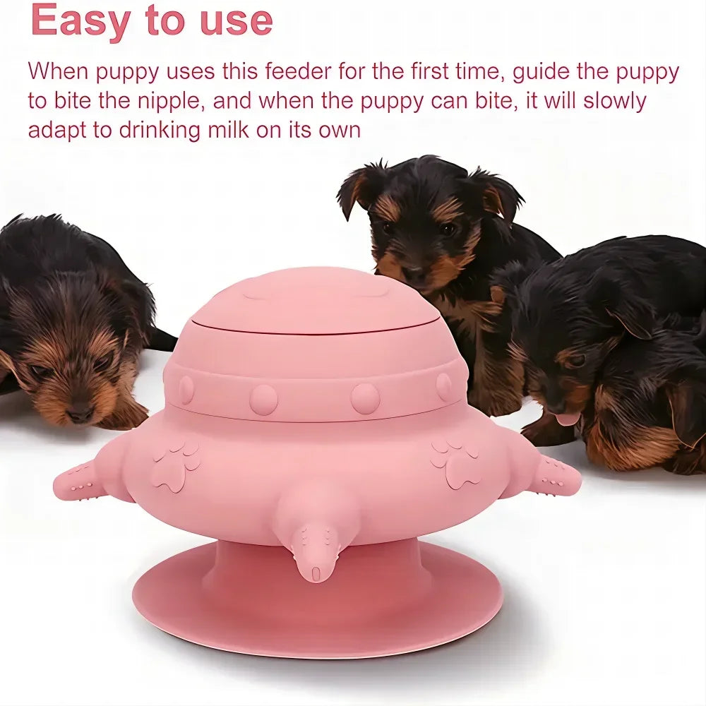 Silicone Pet Nursing Feeder Bowl