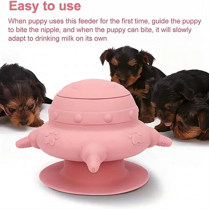 Silicone Pet Nursing Feeder Bowl