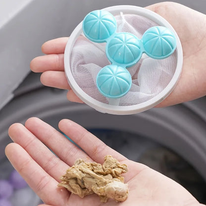 Laundry Lint & Hair Catcher Filter Bag