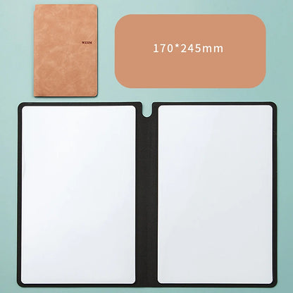A5 Reusable Dry Erase Whiteboard Notebook