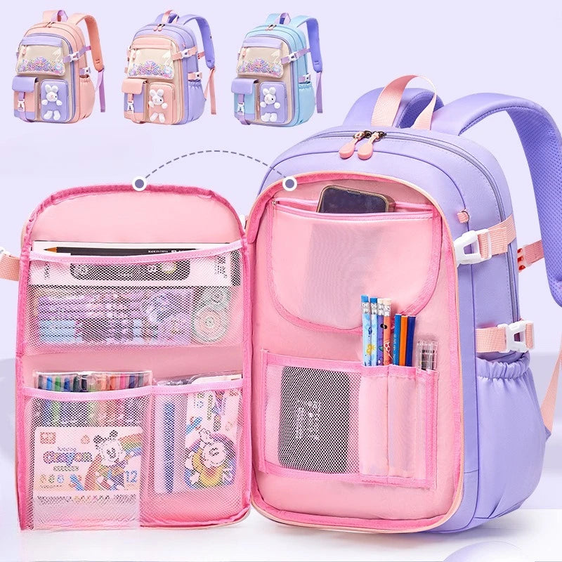 Girls Kawaii Lightweight Waterproof School Backpack